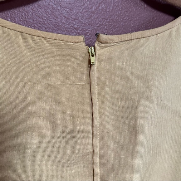 Valentino Boutique made in Italy size 10 1970s FLAWED woven detail sheath dress - Picture 8 of 12